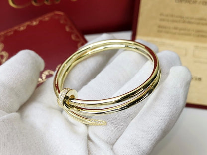 ˇGilded EraˇJUSTE BRACELET 3.5MM DOUBLE ROW DIAMOND