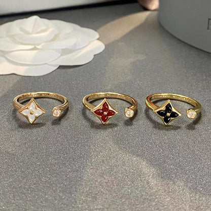 ˇGilded EraˇSTAR 1 DIAMOND OPEN RING ROSE GOLD