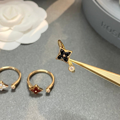 ˇGilded EraˇSTAR 1 DIAMOND OPEN RING ROSE GOLD