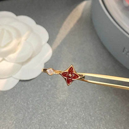 ˇGilded EraˇSTAR 1 DIAMOND OPEN RING ROSE GOLD