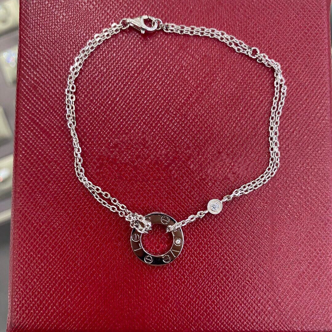 ˇGilded EraˇLOVE BRACELET 2 DIAMOND
