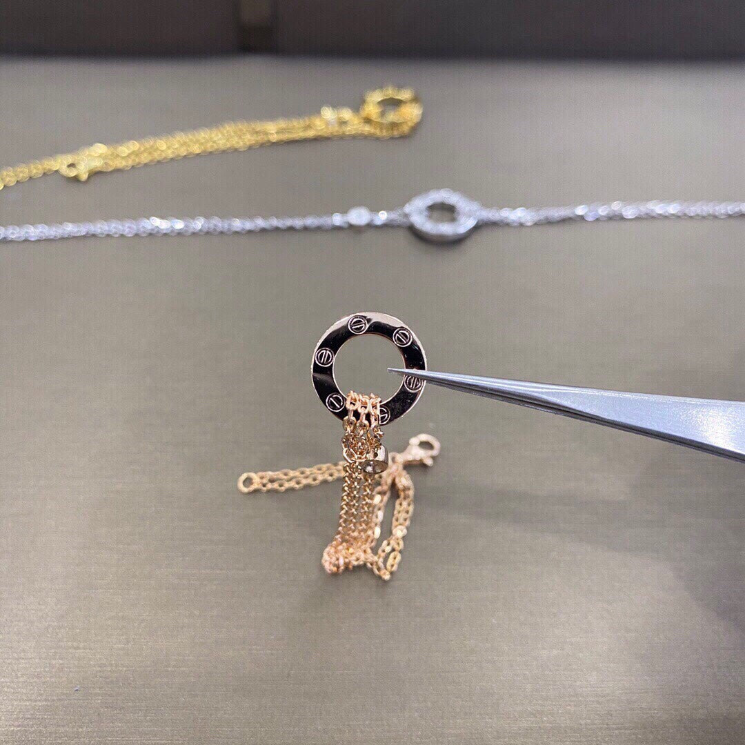 ˇGilded EraˇLOVE BRACELET 2 DIAMOND