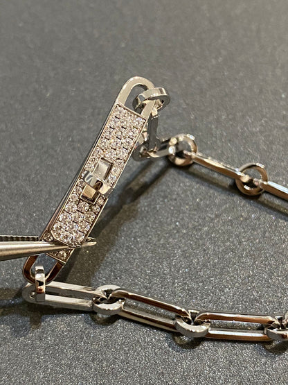 ˇGilded EraˇCHAINE BRACELET SMALL MODEL DIAMOND