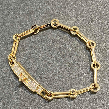 ˇGilded EraˇCHAINE BRACELET SMALL MODEL DIAMOND