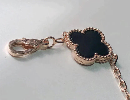 ˇGilded EraˇCLOVER 5 MOTIFS MULTICOLOR  BRACELET