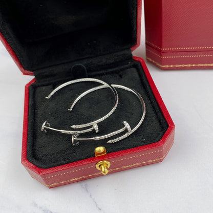ˇGilded EraˇJUSTE EARRINGS FULL DIAMONDS 1.8MM