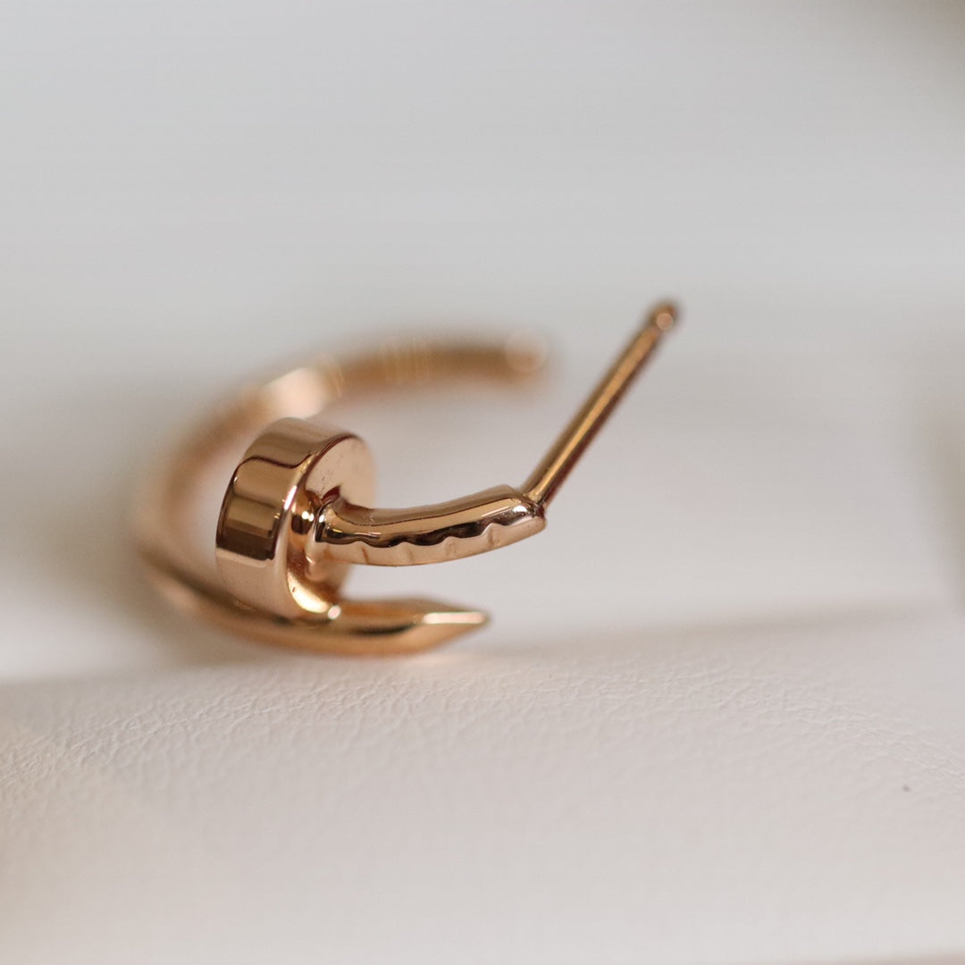ˇGilded EraˇJUSTE EARRINGS PINK GOLD