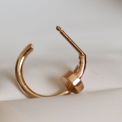 ˇGilded EraˇJUSTE EARRINGS PINK GOLD
