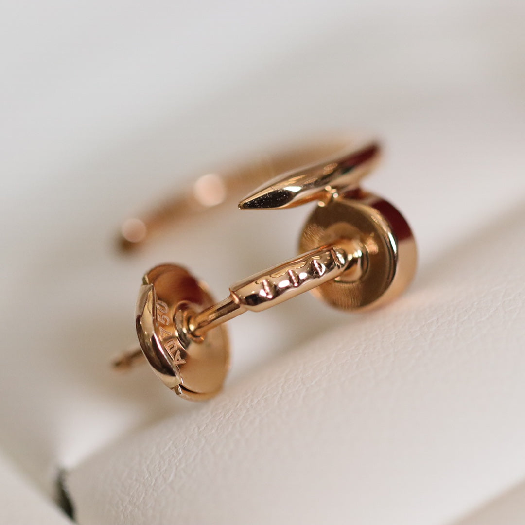 ˇGilded EraˇJUSTE EARRINGS PINK GOLD