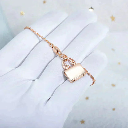 ˇGilded EraˇAMULETTE PEDANT ROSE GOLD NECKLACE