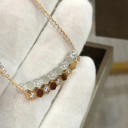 ˇGilded EraˇBEE LOVE NECKLACE DIAMOND