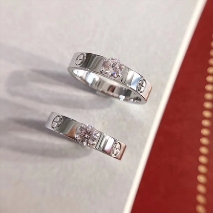 ˇGilded EraˇLOVE RING 3.6MM 1 BIG DIAMOND