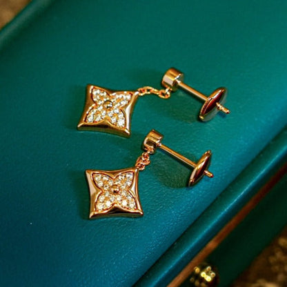 ˇGilded EraˇSTAR DIAMONDS EARRINGS GOLD