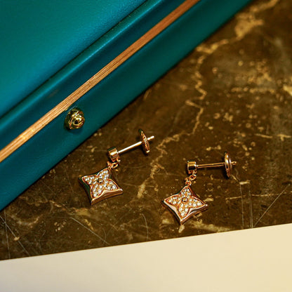 ˇGilded EraˇSTAR DIAMONDS EARRINGS GOLD