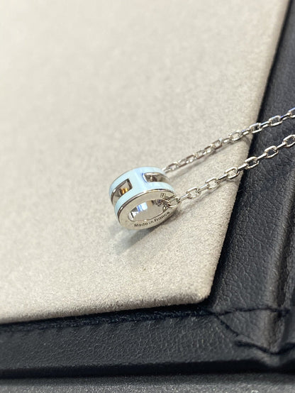 ˇGilded EraˇPOP H LIGHT BLUE NECKLACE