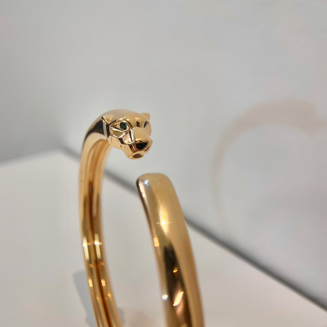 ˇGilded EraˇPANTHERE GOLD OPEN BRACELET