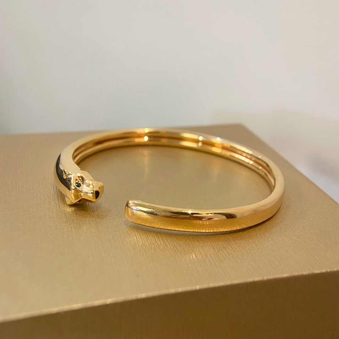 ˇGilded EraˇPANTHERE GOLD OPEN BRACELET