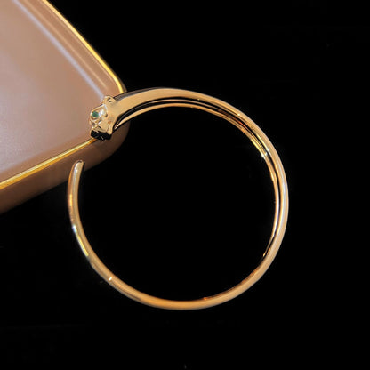 ˇGilded EraˇPANTHERE GOLD OPEN BRACELET