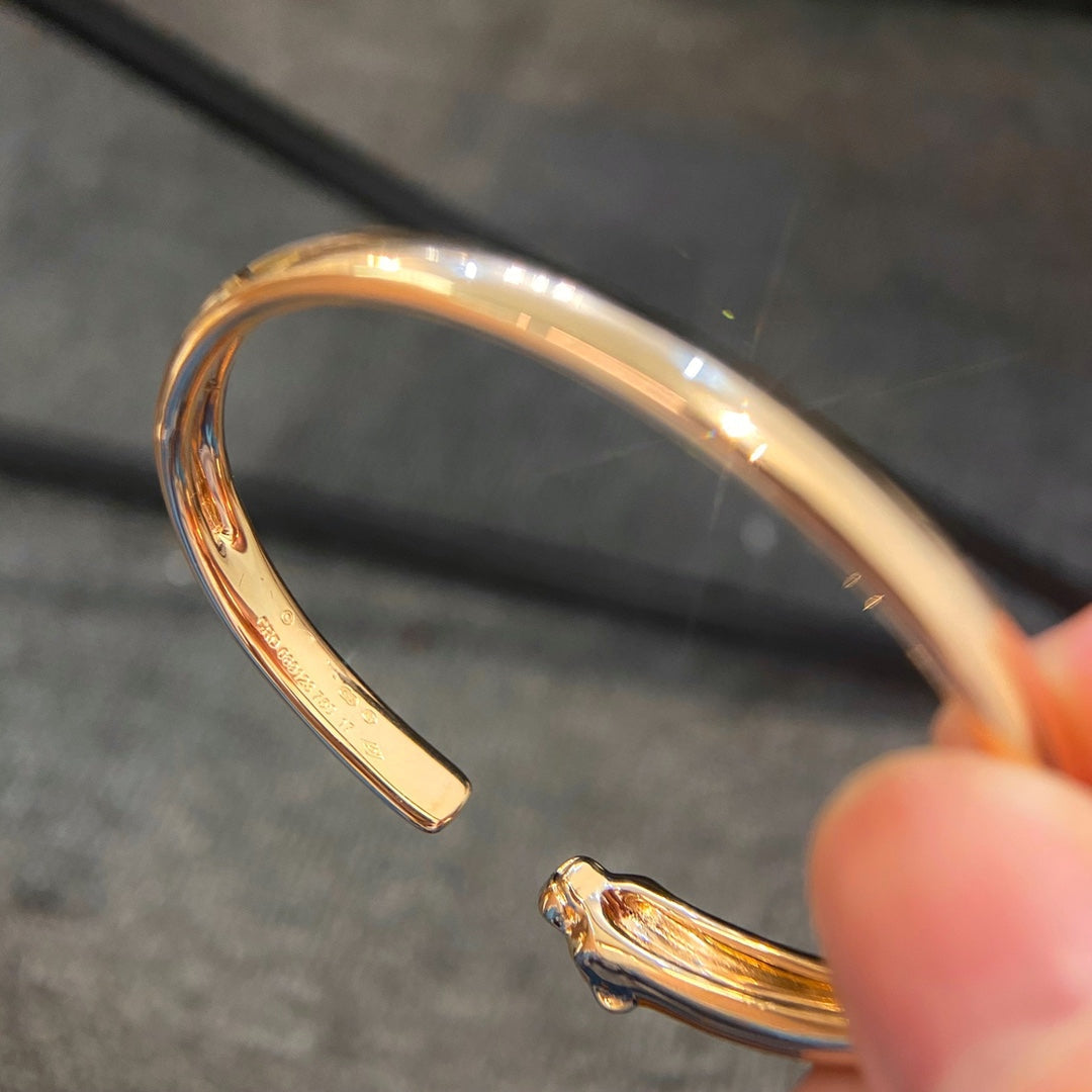ˇGilded EraˇPANTHERE GOLD OPEN BRACELET