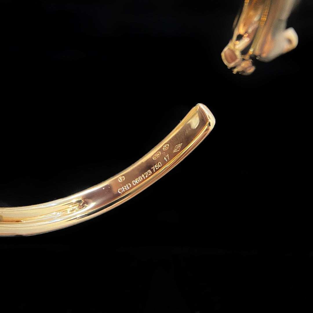 ˇGilded EraˇPANTHERE GOLD OPEN BRACELET