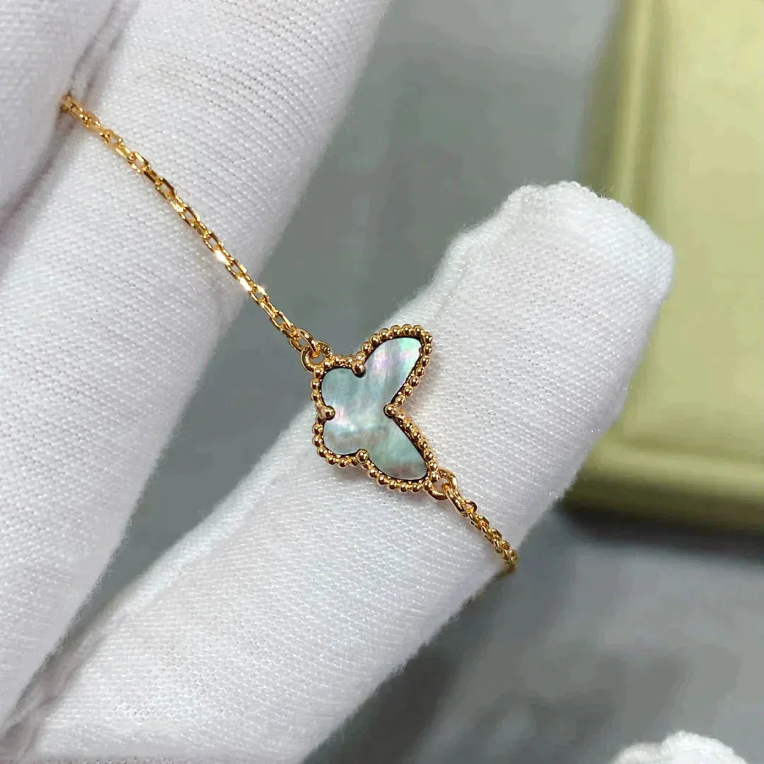 ˇGilded EraˇBUTTERFLY DARK MOP BUTTERFLY BRACELET