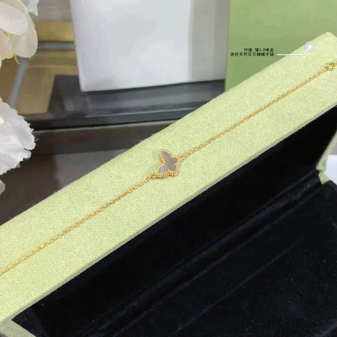 ˇGilded EraˇBUTTERFLY DARK MOP BUTTERFLY BRACELET