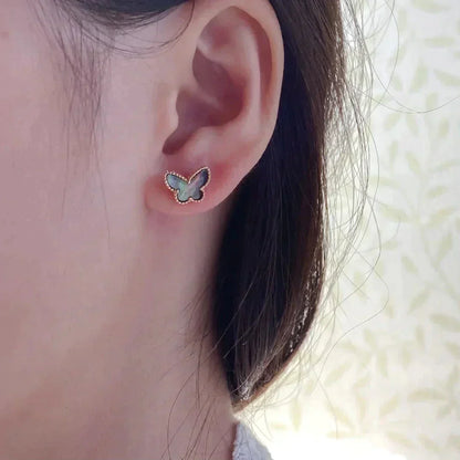 ˇGilded EraˇBUTTERFLY DARK MOP  EARRINGS