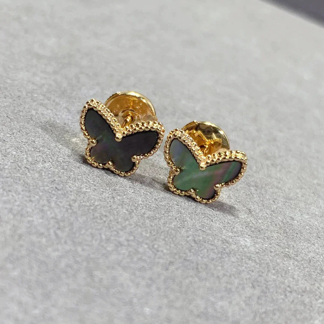 ˇGilded EraˇBUTTERFLY DARK MOP  EARRINGS