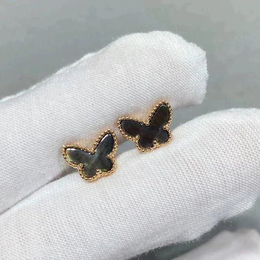 ˇGilded EraˇBUTTERFLY DARK MOP  EARRINGS