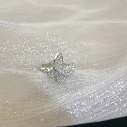 ˇGilded EraˇBUTTERFLY DIAMOND RING
