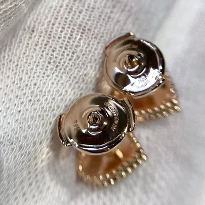 ˇGilded EraˇHEART CARNELIAN STUD EARRINGS