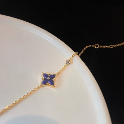 ˇGilded EraˇCOLOR STAR PINK GOLD DIAMOND BRACELET
