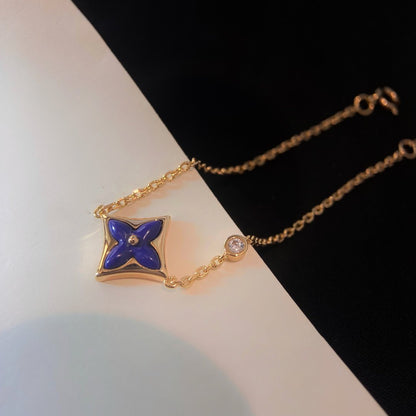 ˇGilded EraˇCOLOR STAR PINK GOLD DIAMOND BRACELET