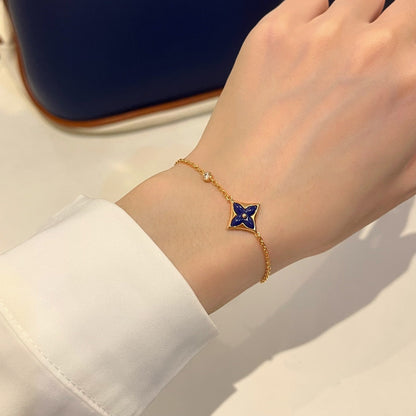 ˇGilded EraˇCOLOR STAR PINK GOLD DIAMOND BRACELET