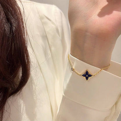 ˇGilded EraˇCOLOR STAR PINK GOLD DIAMOND BRACELET