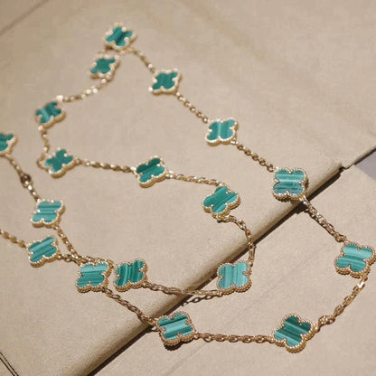 ˇGilded EraˇCLOVER 20 MOTIFS MALACHITE GOLD