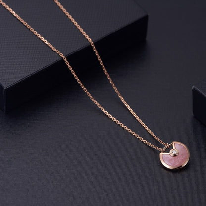 ˇGilded EraˇAMULETTE ROSE GOLD PINK MOP NECKLACE