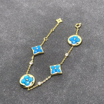 ˇGilded EraˇSTAR AND SUN TURQUOISE 4 MOTIFS 3 DIAMONDS