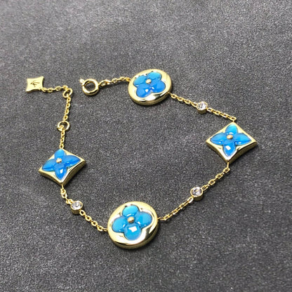 ˇGilded EraˇSTAR AND SUN TURQUOISE 4 MOTIFS 3 DIAMONDS