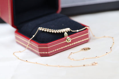 ˇGilded EraˇCLASH PINK GOLD NECKLACE