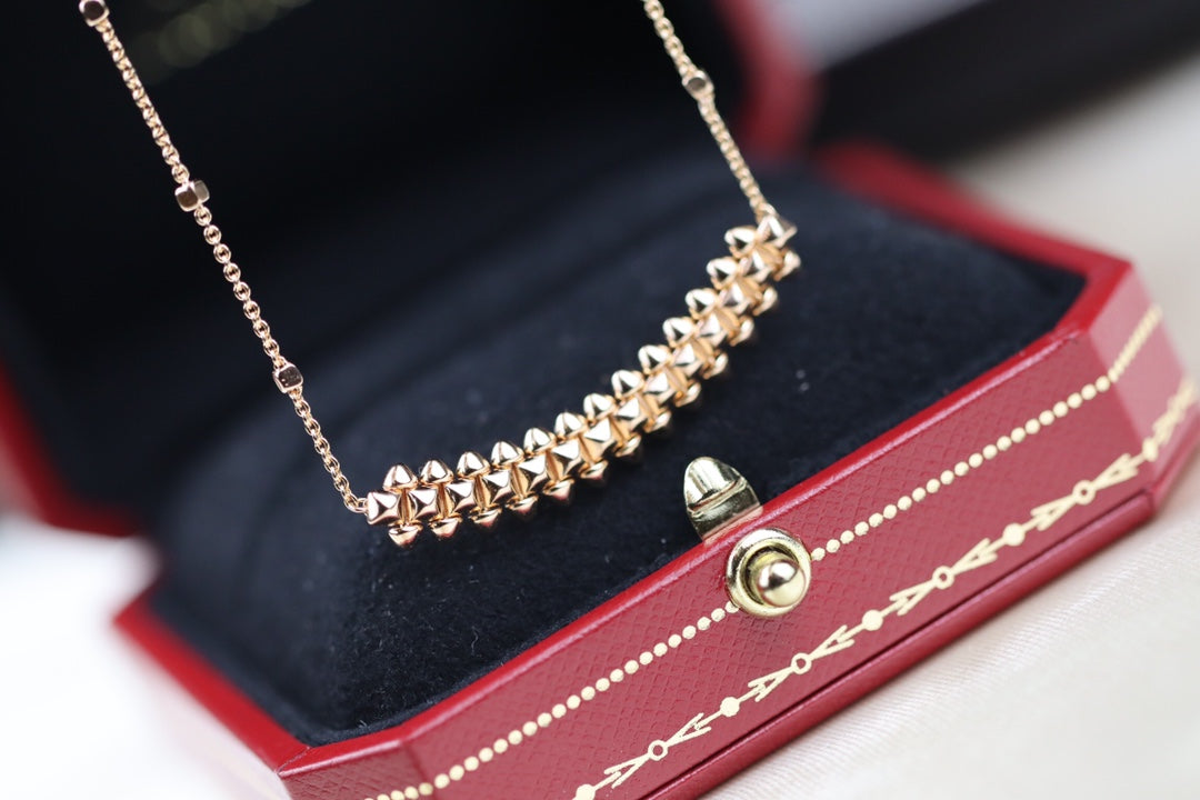 ˇGilded EraˇCLASH PINK GOLD NECKLACE