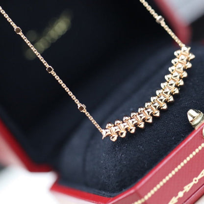 ˇGilded EraˇCLASH PINK GOLD NECKLACE