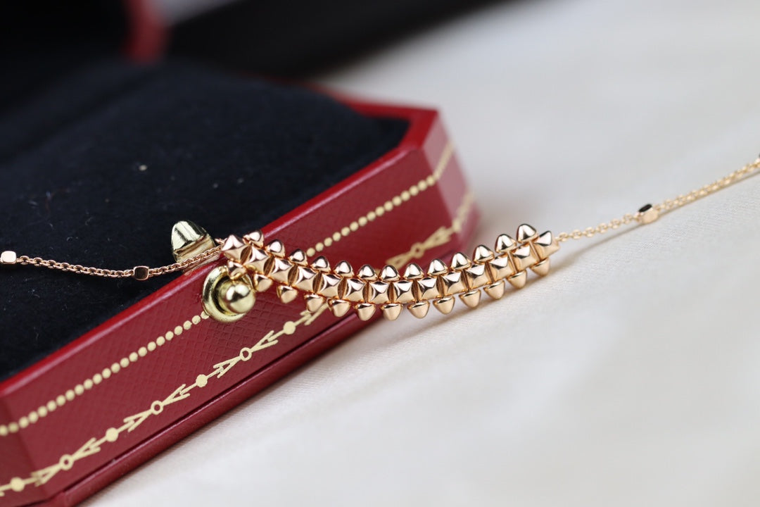 ˇGilded EraˇCLASH PINK GOLD NECKLACE