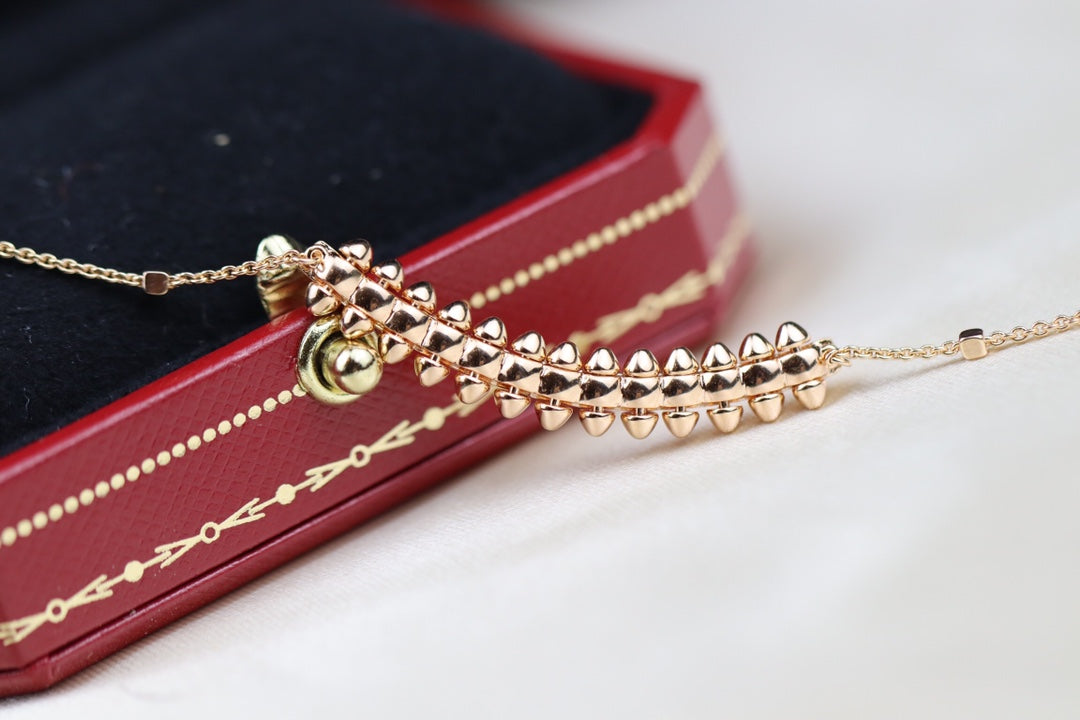 ˇGilded EraˇCLASH PINK GOLD NECKLACE