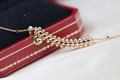 ˇGilded EraˇCLASH PINK GOLD NECKLACE