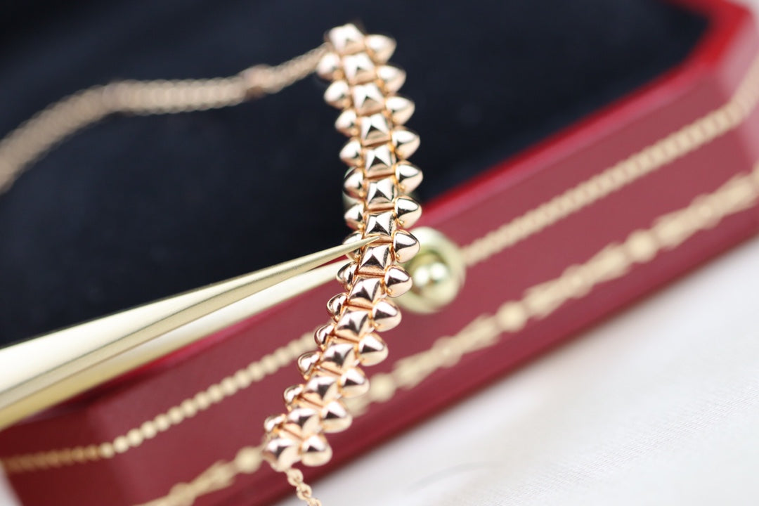 ˇGilded EraˇCLASH PINK GOLD NECKLACE