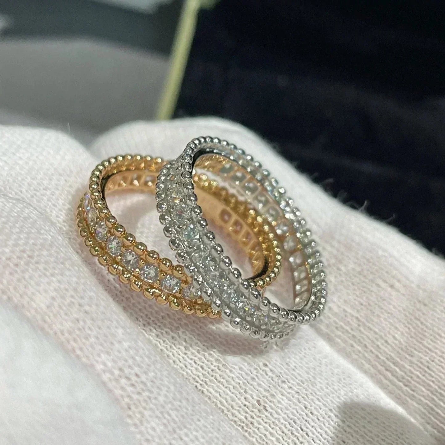 ˇGilded EraˇPERLEE DIAMOND ROSE GOLD RING