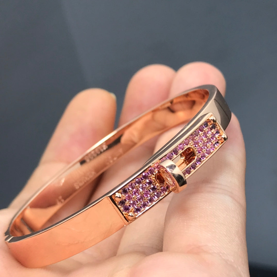 ˇGilded EraˇKELLY BRACELET PINK DIAMOND