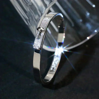 ˇGilded EraˇKELLY SILVER DIAMOND BRACELET