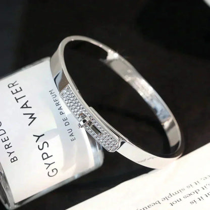 ˇGilded EraˇKELLY SILVER DIAMOND BRACELET
